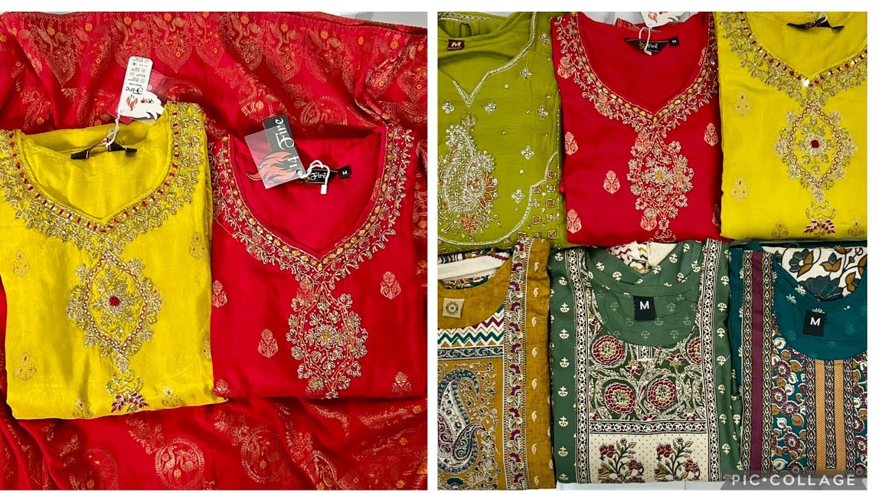 Best price premium quality three piece Kurti sets order to WhatsApp 7659979790🥰