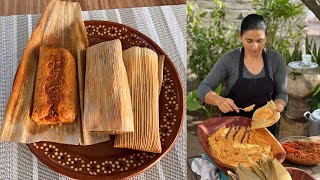 Tamales de Carne Sonorenses (Tamales Rojos)  La Herencia de las Viudas