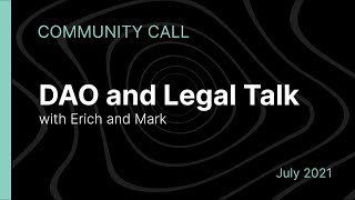 DAO and Legal Talk