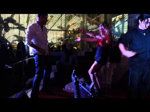 White people dancing