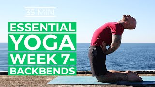Yoga for Beginners: Yoga Essentials Week 7: Back Bending to bring energy and spaciousness!
