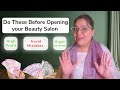  how to start a new beauty salon in hindi  things to do before starting a beauty salon in india