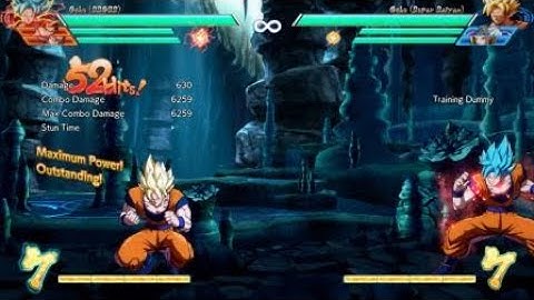 Goku (SSGSS) Sparking combo