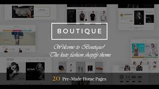 Boutique - Responsive Shopify Theme | Themeforest Website Templates and Themes
