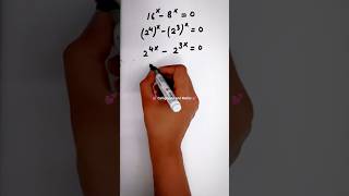 Nice algebraic exponents problem #maths #tricksandsolutions #mathstricks #shortsfeed #algebratricks