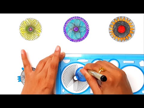 Drawing using circle spirograph,How to draw using circles