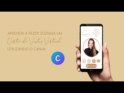 Como criar Cartão de Visitas Digital usando o Canvas