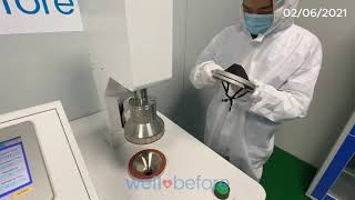 WellBefore N95 Black Face Mask Filtering Test - 02/06/2021
