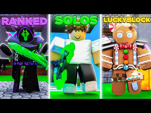 I WON in EVERY Roblox Bedwars Gamemode