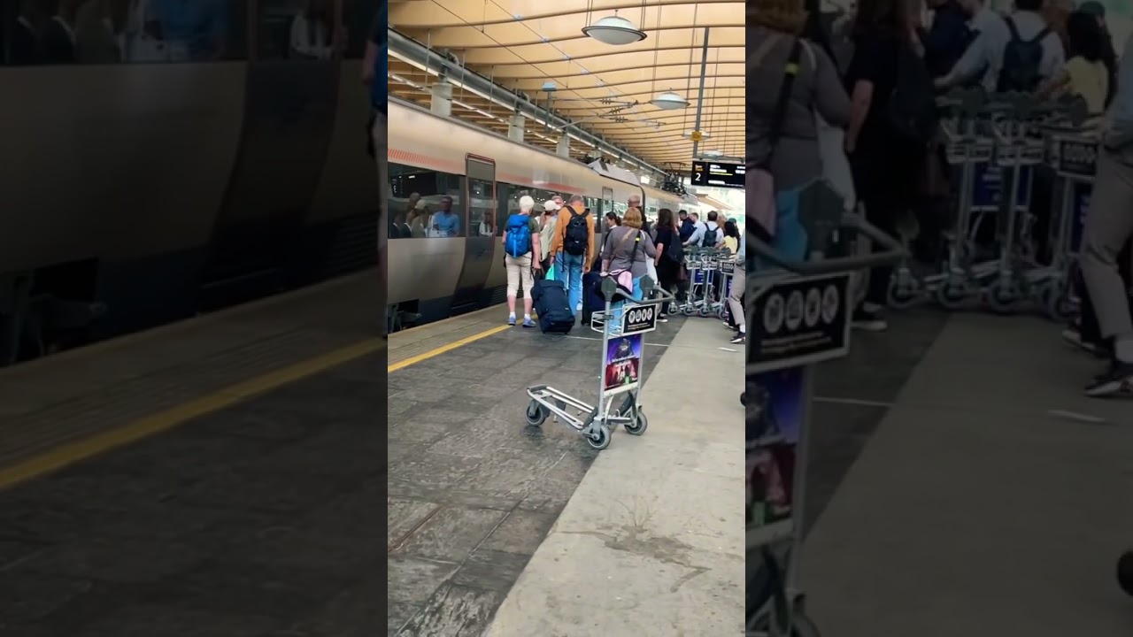 Train station, Gardermoen airport, Norway 🇳🇴