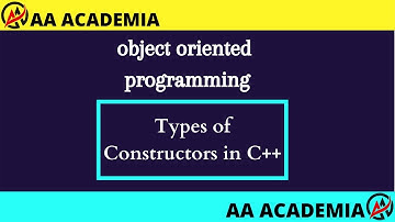Types of Constructors in C++ 2021 in Urdu/Hindi | Default Constructor | Parameterized Constructor