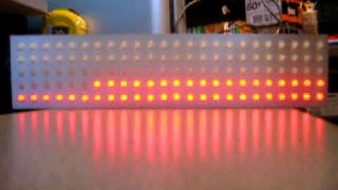 Nerd Kit... Scrolling LED Array test