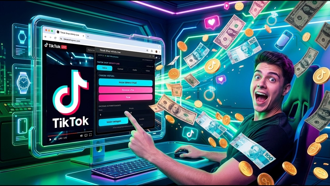 Veja o Tiktok Shop Infinity Live em ação