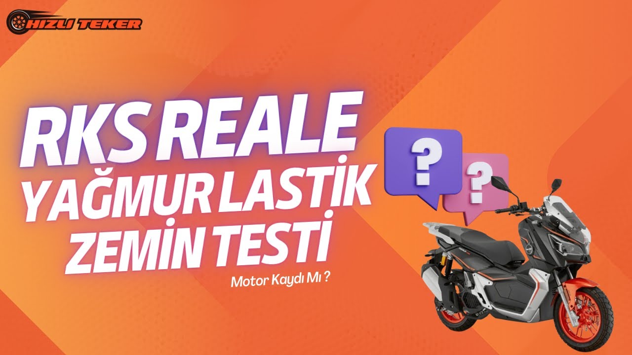 RKS Reale 125 Yağmur Testi | Zemin Testi | ABS Testi | Üzerindeki Lastikler Kışın Kullanılır mı?