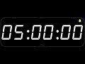 5 hour  timer  alarm  1080p  countdown