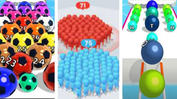 Marble Run, Ball Run 2048, Roof Rails, Canvas Run, Spiral roll I All level gameplay Android, IOS