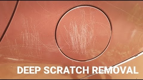 DEEP SCRATCH REMOVAL - MULTI-STEP PAINT CORRECTION #cardetailing #paintcorrection #autodetailing