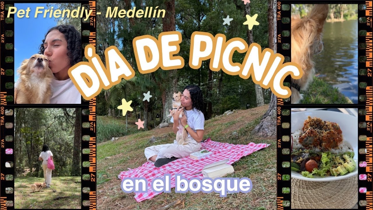 VLOG: Planes PET FRIENDLY cerca de MEDELLÍN 🐕🌳🥐 Parque Los Salados y Zona E Kitchen - orejasynarices
