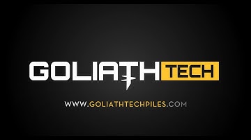 GoliathTech galvanized helical (screw) piles