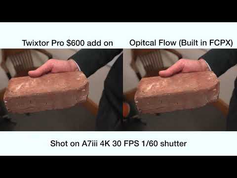 Sony A7iii Twixtor Pro vs. Optical Flow