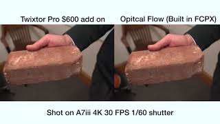 Sony A7iii Twixtor Pro vs. Optical Flow