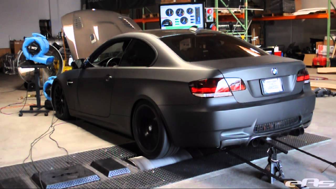 BMW E92 M3 equipped with the ESS VT2-600 supercharger system and a Dinan X-...