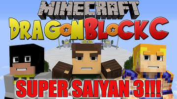 Dragon Block C 1.6.4 w/ xRpMx13 and Rhymestyle: SUPER SAIYAN 3! (DBZ Minecraft)