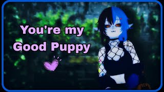 (ASMR) TF4TF Girlfriend Comforts her Puppy (back scratching, good girl)