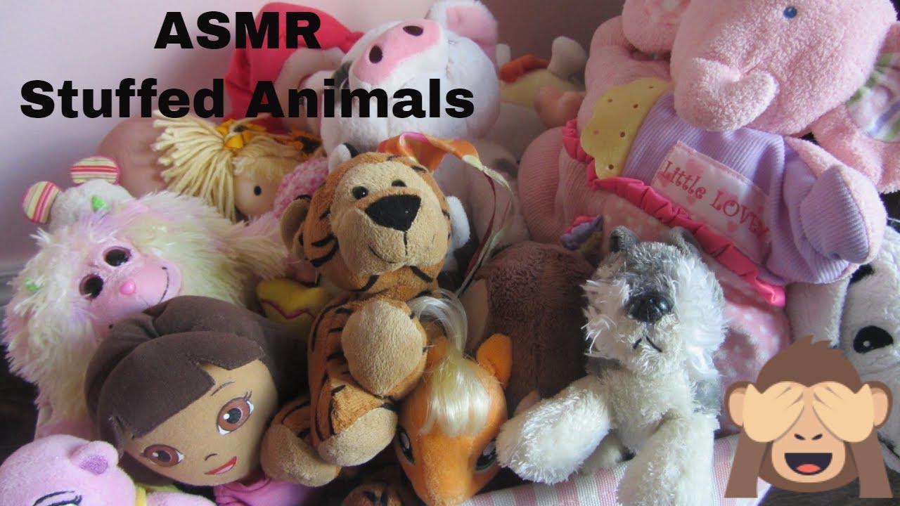 🎧 ASMR - Stuffed Animals Collection - No Talking sounds of silence