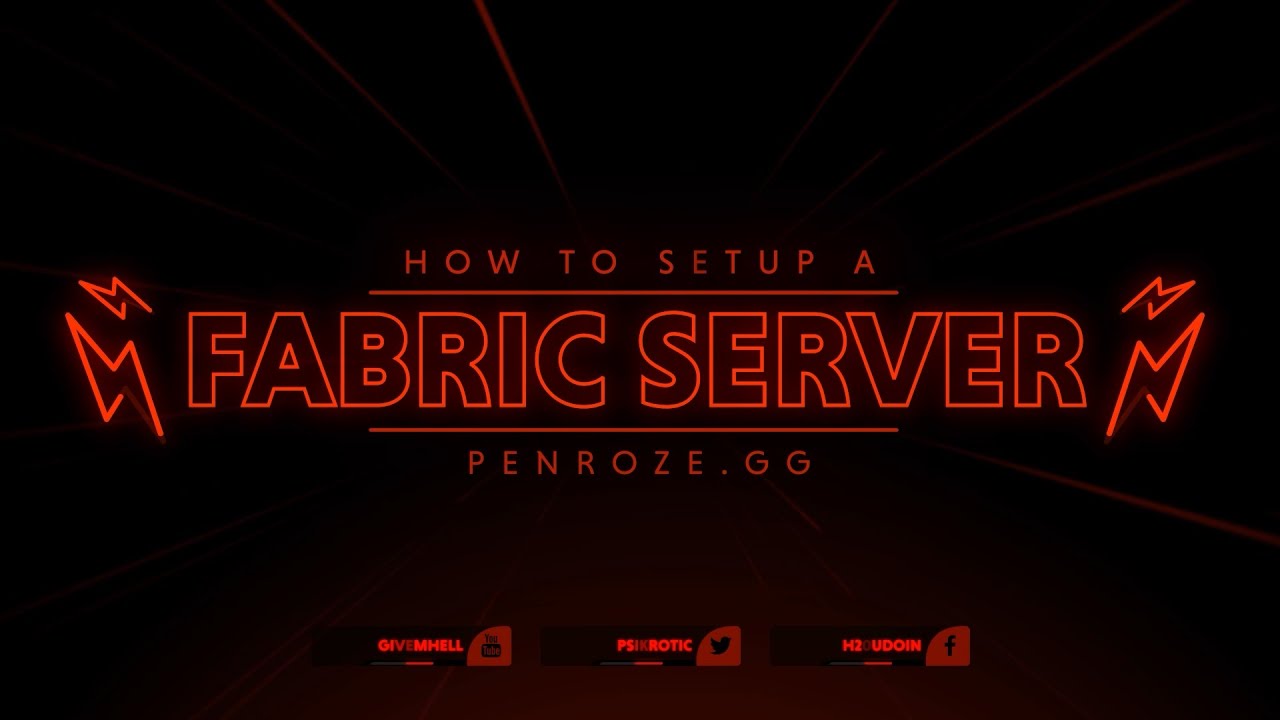 Minecraft Tutorial - How To Start A Local Fabric Server - YouTube