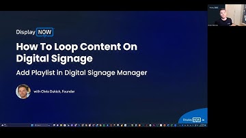 How To Create A Playlist For Digital Signage (Continuous Loop Of Content)