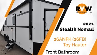 2021 Nomad 26ANFK (26FB) Toy Hauler WalkThrough