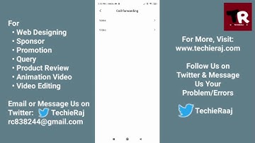 Redmi 9 Prime Call Forwarding Setting