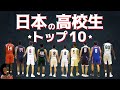 バスケ 日本の高校生トップの10人