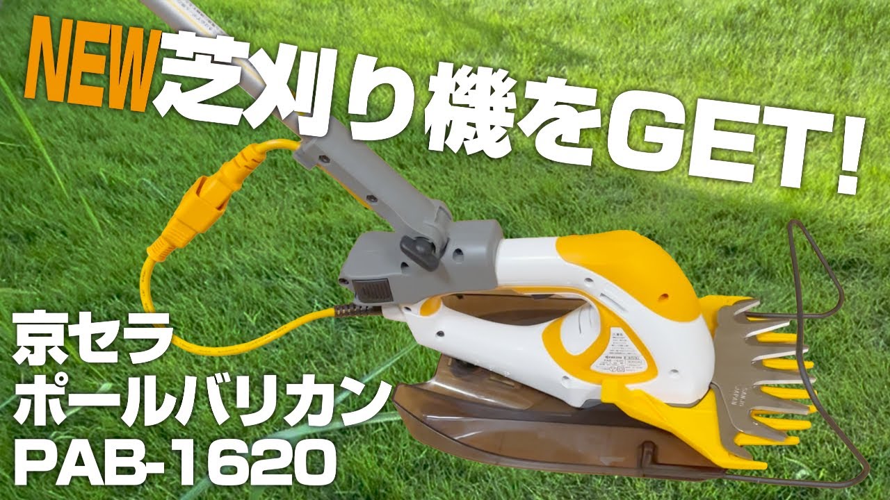 ポールバリカン】新しい芝刈り機の実力はいかに！？芝刈りの後は握り