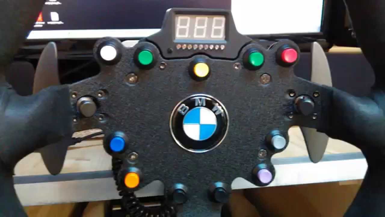 Rfr Wheel Configuration MMOS/RFR Wheel, com avec le FANATEC BMW Wheel act3 - YouTube