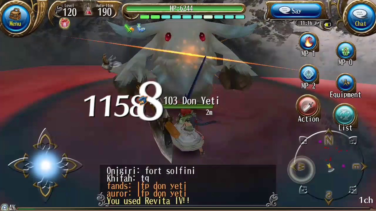 Toram Online - Don Yeti (2h Burst)
