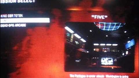 Black Ops: Zombies how to get Five without completing campaign