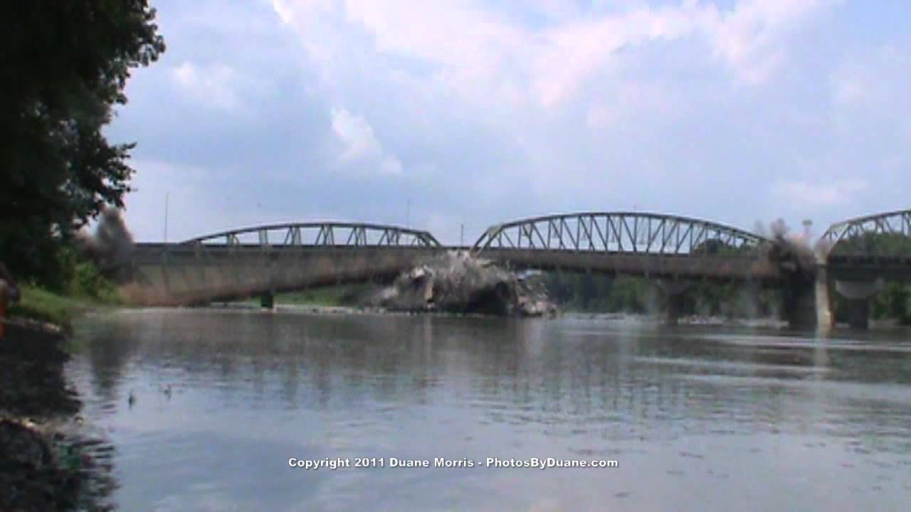 8th Street Bridge Implosion - Slow Motion
