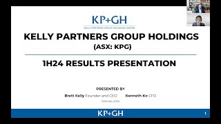 ASX:KPG Kelly Partners Group Holdings 1H24 Results