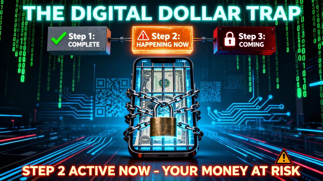The Digital Dollar Trap: How CBDCs Will Lock Your Money in 3 Steps (Already Started)