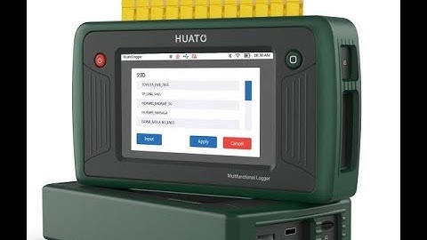 S1500 Touch Screen Logger Operating Video