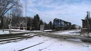 NS 124 with Ex-Conrail SD50