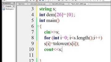 Code C++: Đếm số lần xuất hiện của mỗi chữ cái tiếng anh trong xâu S.