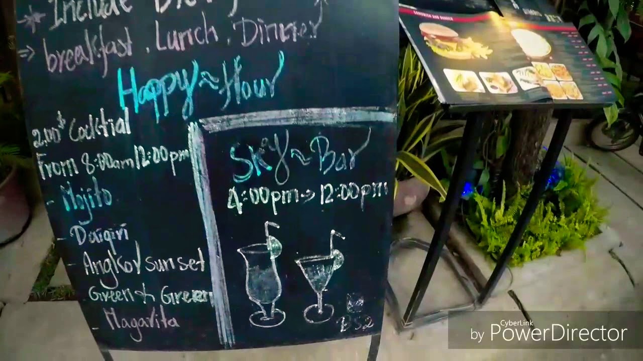 Roof top bars.Siem Reap. Cambodia