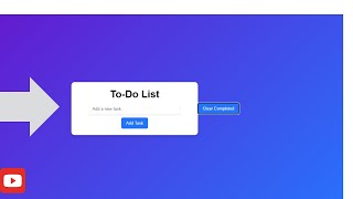 Build a Beautiful To-Do List App | HTML, CSS, JavaScript Tutorial