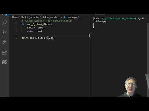 Python Basics - Your First Function - Challenge #1