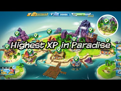 Cooking Fever The highest XP level in Paradise Island 20220926