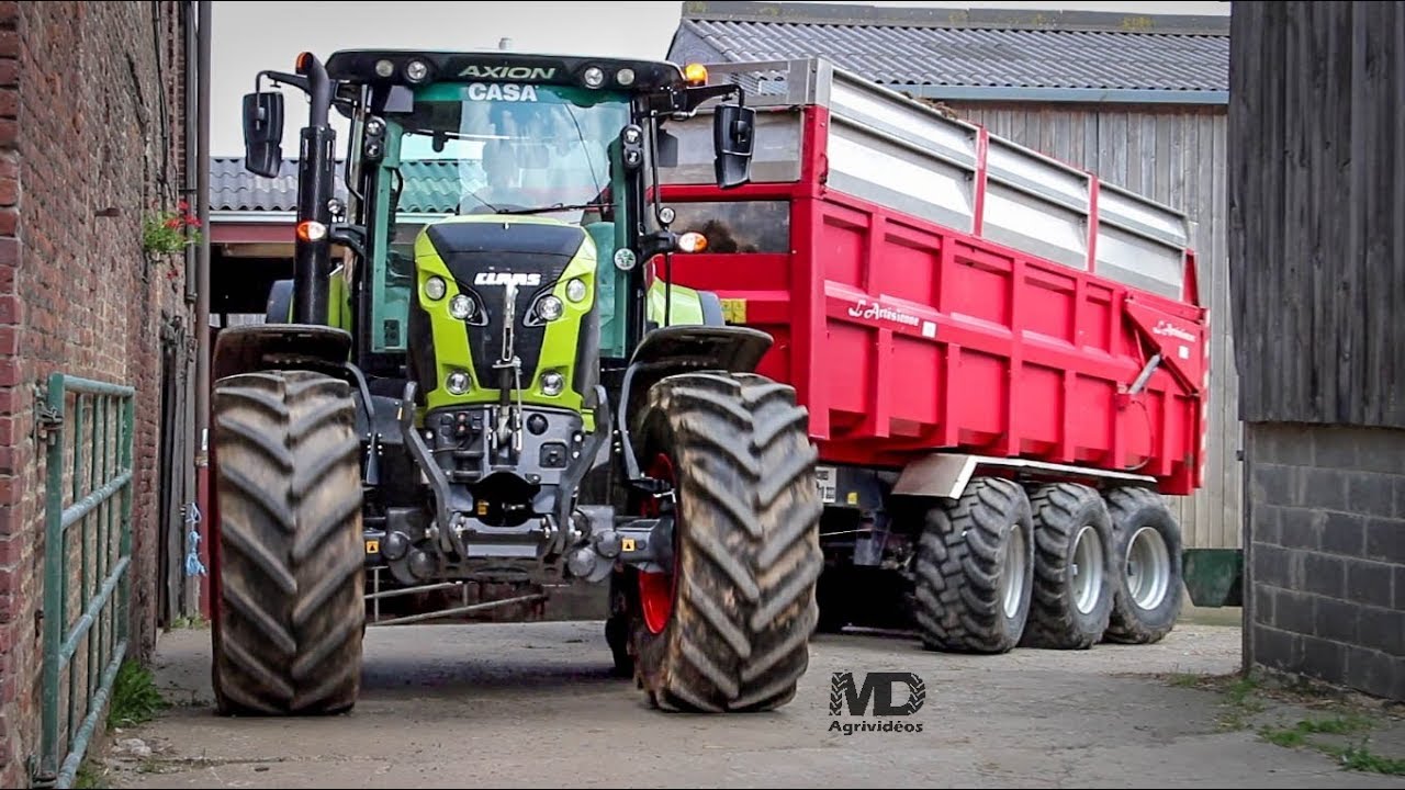 Tracteur : Claas offre la variation continue à l'Axion 800