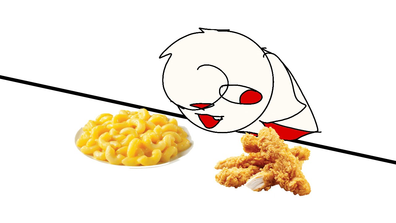 macaroni with the chicken strips tiktok